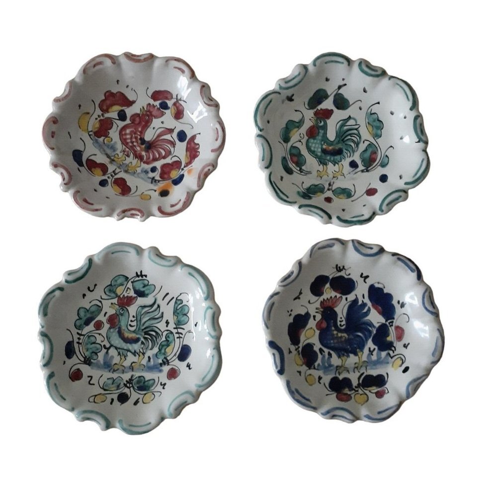 Deruta Wall Plates from Defunct Scandia Restaurant Hollywood Sunset Ephemera